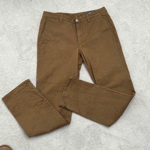Bonobos Original Stretch Washed Chinos pants. Slim Fit. 32”/32” Dark Khaki